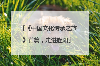 《中国文化传承之旅》首篇，走进旌阳