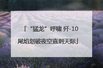 “猛龙”呼啸 歼-10尾焰划破夜空直刺天际