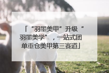 “羽墨美甲”升级“羽墨美学”，一站式团单重仓美甲第三赛道