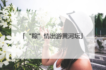 “粽”情出游黄河坛