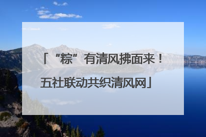 “粽”有清风拂面来！五社联动共织清风网