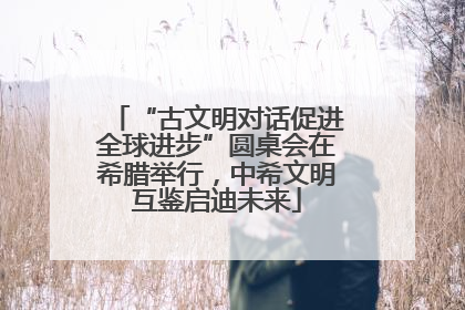 “古文明对话促进全球进步”圆桌会在希腊举行，中希文明互鉴启迪未来