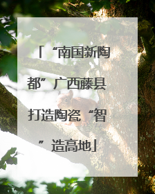 “南国新陶都”广西藤县打造陶瓷“智”造高地