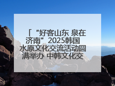 “好客山东 泉在济南”2025韩国水原文化交流活动圆满举办 中韩文化交流再添新彩