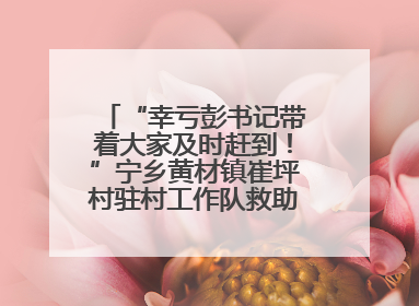 “幸亏彭书记带着大家及时赶到！”宁乡黄材镇崔坪村驻村工作队救助中暑村民