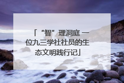 “智”理洞庭 一位九三学社社员的生态文明践行记
