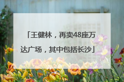 王健林，再卖48座万达广场，其中包括长沙