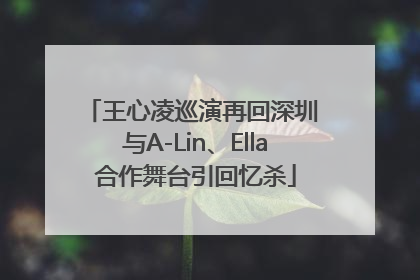 王心凌巡演再回深圳 与A-Lin、Ella合作舞台引回忆杀