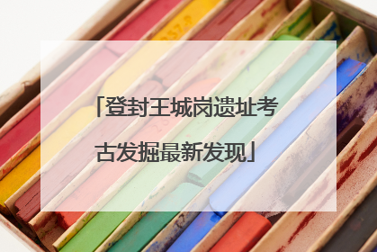 登封王城岗遗址考古发掘最新发现