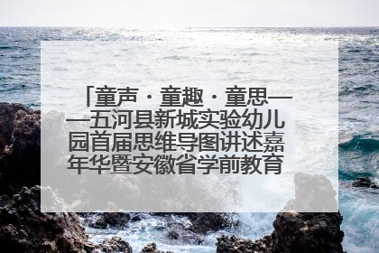 童声・童趣・童思——五河县新城实验幼儿园首届思维导图讲述嘉年华暨安徽省学前教育教研基地园项目阶段性成果展示活动
