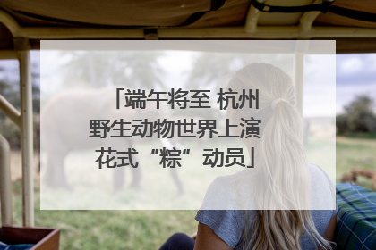 端午将至 杭州野生动物世界上演花式“粽”动员