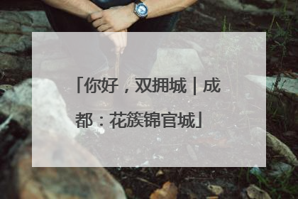 你好，双拥城｜成都：花簇锦官城