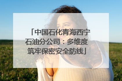 中国石化青海西宁石油分公司：多维度筑牢保密安全防线