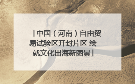 中国（河南）自由贸易试验区开封片区 绘就文化出海新图景