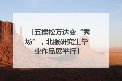 五棵松万达变“秀场”，北服研究生毕业作品展举行