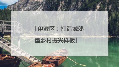 伊滨区：打造城郊型乡村振兴样板