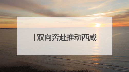 双向奔赴推动西咸一体化深度融合