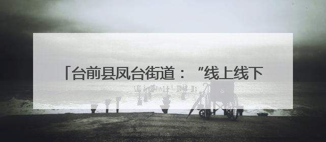 台前县凤台街道：“线上线下”齐发力 暖心验证进行时