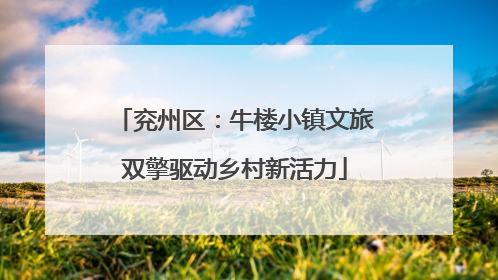 兖州区：牛楼小镇文旅双擎驱动乡村新活力