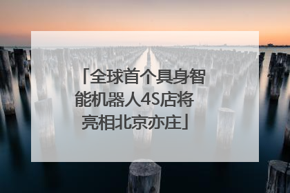 全球首个具身智能机器人4S店将亮相北京亦庄
