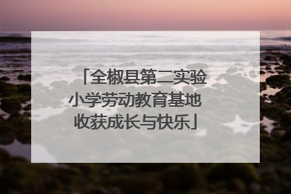 全椒县第二实验小学劳动教育基地收获成长与快乐