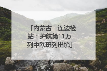 内蒙古二连边检站：护航第11万列中欧班列出境