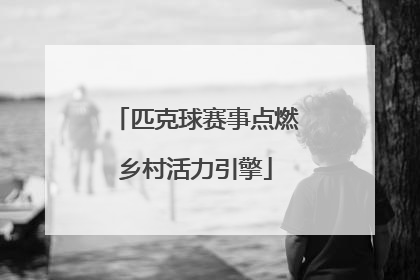 匹克球赛事点燃乡村活力引擎
