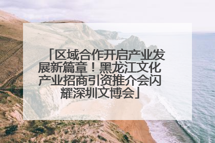 区域合作开启产业发展新篇章！黑龙江文化产业招商引资推介会闪耀深圳文博会