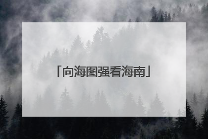 向海图强看海南