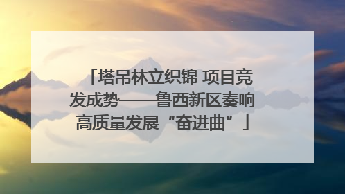 塔吊林立织锦 项目竞发成势——鲁西新区奏响高质量发展“奋进曲”