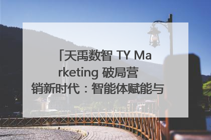 天禹数智 TY Marketing 破局营销新时代：智能体赋能与人才培育双轮驱动