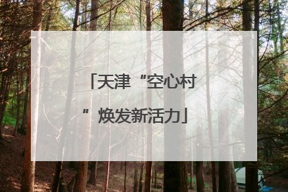 天津“空心村”焕发新活力
