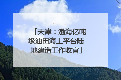 天津：渤海亿吨级油田海上平台陆地建造工作收官