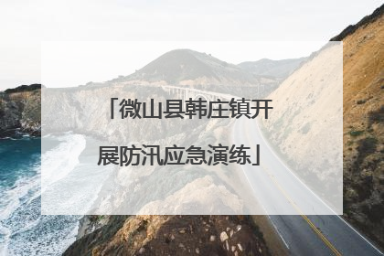 微山县韩庄镇开展防汛应急演练