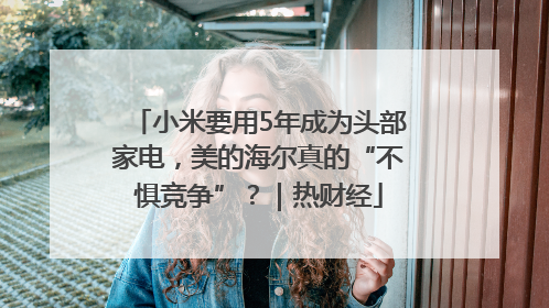 小米要用5年成为头部家电，美的海尔真的“不惧竞争”？｜热财经