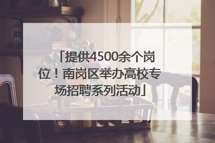 提供4500余个岗位！南岗区举办高校专场招聘系列活动