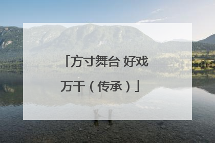 方寸舞台 好戏万千（传承）
