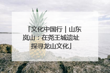 文化中国行｜山东岚山：在尧王城遗址探寻龙山文化
