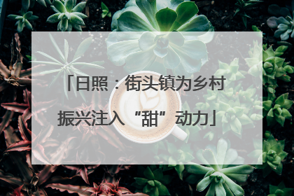 日照：街头镇为乡村振兴注入“甜”动力