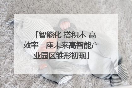 智能化 搭积木 高效率一座未来高智能产业园区雏形初现