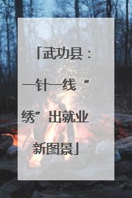 武功县：一针一线“绣”出就业新图景