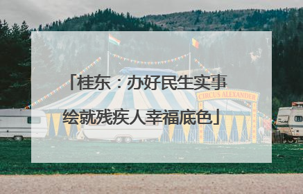 桂东：办好民生实事 绘就残疾人幸福底色