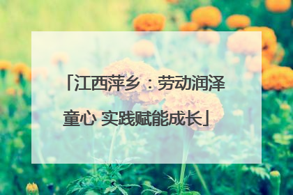 江西萍乡：劳动润泽童心 实践赋能成长