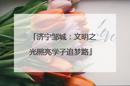 济宁邹城：文明之光照亮学子追梦路