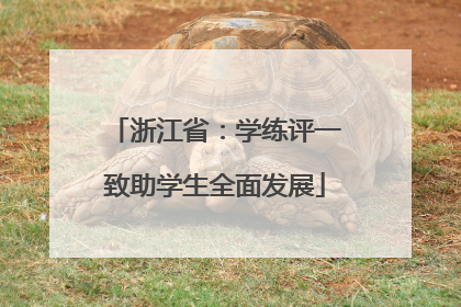 浙江省：学练评一致助学生全面发展