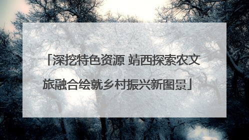 深挖特色资源 靖西探索农文旅融合绘就乡村振兴新图景
