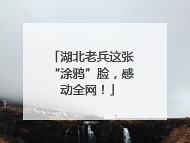 湖北老兵这张“涂鸦”脸，感动全网！