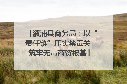 溆浦县商务局：以“责任链”压实禁毒关 筑牢无毒商贸根基