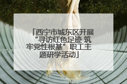 西宁市城东区开展“寻访红色足迹 筑牢党性根基”职工主题研学活动