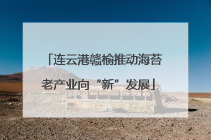 连云港赣榆推动海苔老产业向“新”发展